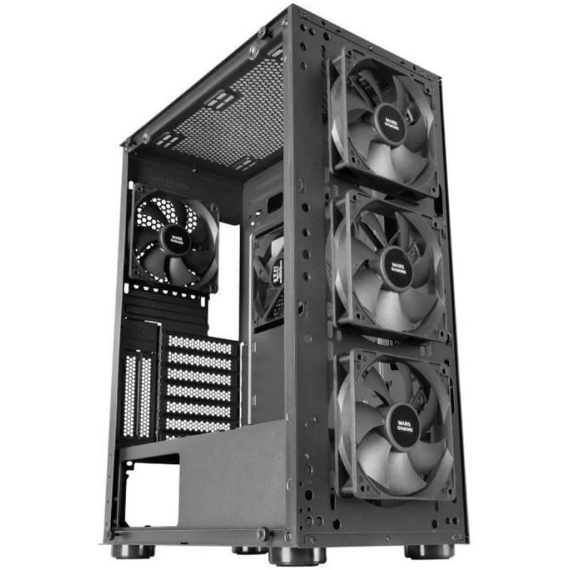 Mars Gaming MC-PRO2, Torre E-ATX Professionale, Sistema CPU FREEZER, 5x Ventole Ultra-silenziose e Frontale Metal-Mesh, Nero Mars Gaming MC-PRO2, Torre E-ATX Professionale, Sistema CPU FREEZER, 5x Ventole Ultra-silenziose e Frontale Metal-Mesh, Nero