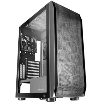 Mars Gaming MC-PRO2, Torre E-ATX Professionale, Sistema CPU FREEZER, 5x Ventole Ultra-silenziose e Frontale Metal-Mesh, Nero
