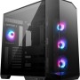 MSI MAG PANO 100R PZ ATX PC Case - Capacità ATX, staffa di installazione GPU Verical, supporto GPU, filtri antipolvere, staffa di archiviazione oscillante, doppia camera, USB 20Gbps Type-C - 100R / ATX