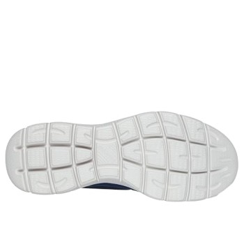 Skechers Summits Key Pace, Scarpe da Ginnastica Uomo - 42 EU Larga Navy Mesh Trim