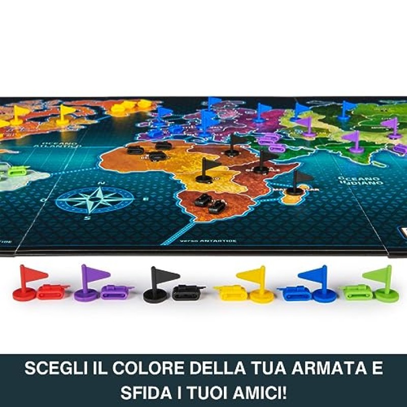Editrice Giochi, Risiko, Giochi in Scatola, Risiko Classico Edizione 2023, Giochi di Società e Strategia per Famiglia e Amici, Giochi da Tavolo per Adulti e Bambini, da 3 a 6 Giocatori, 10+ Anni Editrice Giochi, Risiko, Giochi in Scatola, Risiko Classico Edizione 2023, Giochi di Società e Strategia per Famiglia e Amici, Giochi da Tavolo per Adulti e Bambini, da 3 a 6 Giocatori, 10+ Anni