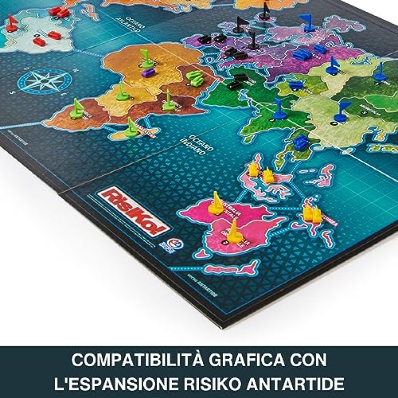 Editrice Giochi, Risiko, Giochi in Scatola, Risiko Classico Edizione 2023, Giochi di Società e Strategia per Famiglia e Amici, Giochi da Tavolo per Adulti e Bambini, da 3 a 6 Giocatori, 10+ Anni Editrice Giochi, Risiko, Giochi in Scatola, Risiko Classico Edizione 2023, Giochi di Società e Strategia per Famiglia e Amici, Giochi da Tavolo per Adulti e Bambini, da 3 a 6 Giocatori, 10+ Anni