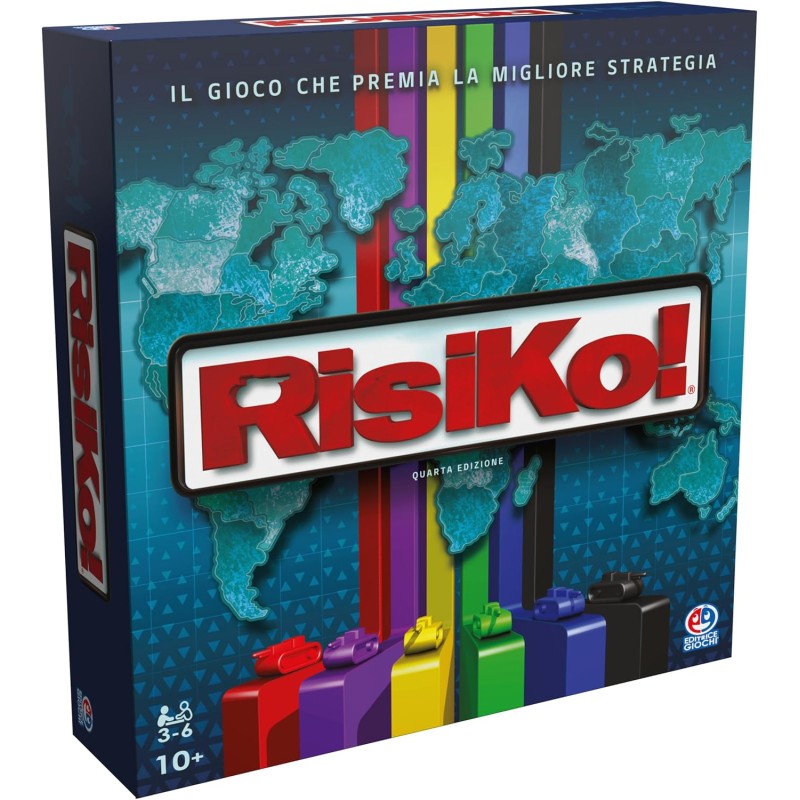 Editrice Giochi, Risiko, Giochi in Scatola, Risiko Classico Edizione 2023, Giochi di Società e Strategia per Famiglia e Amici, Giochi da Tavolo per Adulti e Bambini, da 3 a 6 Giocatori, 10+ Anni Editrice Giochi, Risiko, Giochi in Scatola, Risiko Classico Edizione 2023, Giochi di Società e Strategia per Famiglia e Amici, Giochi da Tavolo per Adulti e Bambini, da 3 a 6 Giocatori, 10+ Anni