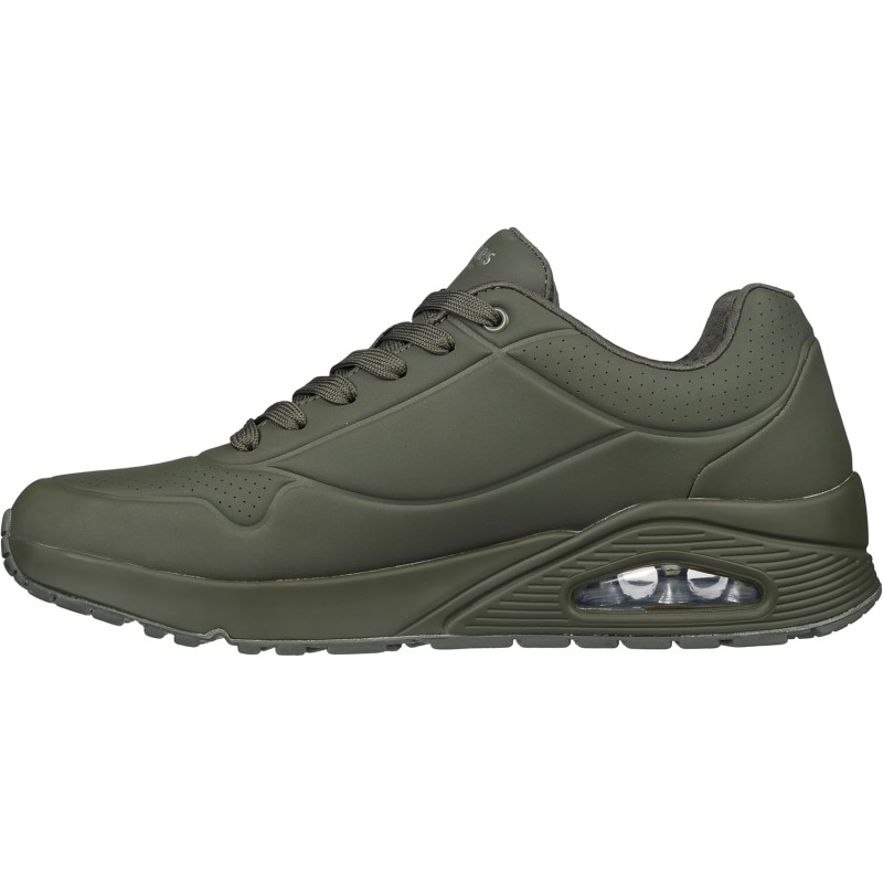 Skechers Uno Stand On Air, Scarpe da Ginnastica Uomo - 39.5 EU Olive Durabuck Mesh Skechers Uno Stand On Air, Scarpe da Ginnastica Uomo - 39.5 EU Olive Durabuck Mesh