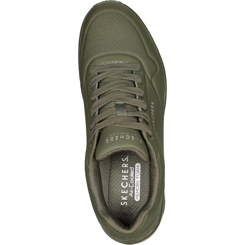 Skechers Uno Stand On Air, Scarpe da Ginnastica Uomo - 39.5 EU Olive Durabuck Mesh Skechers Uno Stand On Air, Scarpe da Ginnastica Uomo - 39.5 EU Olive Durabuck Mesh