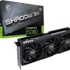 msi GeForce RTX 5080 16G SHADOW 3X OC Scheda Grafica - GPU RTX 5080, 16GB GDDR7 (30Gbps/256-bit), PCIe 5.0 - Design a tripla ventola (3 x TORX FAN 5.0) - HDMI 2.1b, DisplayPort 2.1b