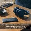 Sony WH-CH720N | Cuffie Wireless con Noise Cancelling, Connessione Multipoint, Fino a 35 ore di durata della batteria e Ricarica Rapida - Bianco - Bianco