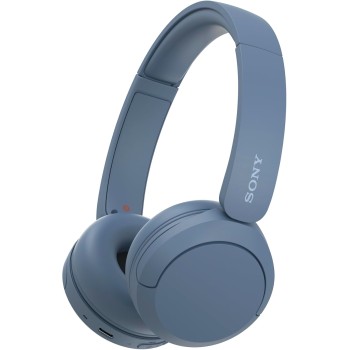 Sony WH-CH520 | Cuffie Wireless, Connessione Multipoint, con Microfono, Fino a 50 ore di durata della batteria con Ricarica rapida - Blu - BLU Sony WH-CH520 | Cuffie Wireless, Connessione Multipoint, con Microfono, Fino a 50 ore di durata della batteria con Ricarica rapida - Blu - BLU