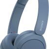 Sony WH-CH520 | Cuffie Wireless, Connessione Multipoint, con Microfono, Fino a 50 ore di durata della batteria con Ricarica rapida - Blu - BLU