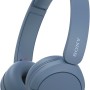 Sony WH-CH520 | Cuffie Wireless, Connessione Multipoint, con Microfono, Fino a 50 ore di durata della batteria con Ricarica rapida - Blu - BLU