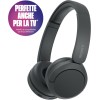 Sony WH-CH520 | Cuffie Wireless, Connessione Multipoint, con Microfono, Fino a 50 ore di durata della batteria con Ricarica rapida - Nero - NERO