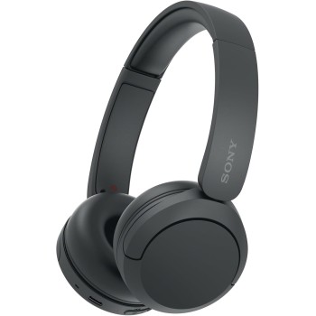 Sony WH-CH520 | Cuffie Wireless, Connessione Multipoint, con Microfono, Fino a 50 ore di durata della batteria con Ricarica rapida - Nero - NERO