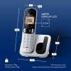 Panasonic KX-TGC250JTS Telefono Cordless Digitale, Unità Base e Ricevitore Singolo, ID Chiamante, Blocco Chiamate Indesiderate, Vivavoce, Modalità Eco One Touch, Sveglia Evoluta, Display LCD, Argento - Argento Panasonic KX-TGC250JTS Telefono Cordless Digitale, Unità Base e Ricevitore Singolo, ID Chiamante, Blocco Chiamate Indesiderate, Vivavoce, Modalità Eco One Touch, Sveglia Evoluta, Display LCD, Argento - Argento