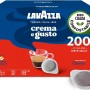 Lavazza, Crema e Gusto Classico, Caffè per Macchine Espresso, Arabica e Robusta con Note di Legno e Tabacco, Intensità 8/10, Tostatura Scura, 4 Confezioni Da 50 Cialde
