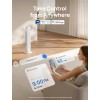 Dreo Ventilatore a Torre Smart Silenzioso, Potente 7.6 m/s, Ventilatori a Colonna con Telecomando, 4 Modalità, 4 Velocità, Oscillazione a 90°, Timer da 1 a 8 ore, Schermo LED, Compatibile con Alexa - Bianco
