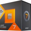 Processore AMD Ryzen 7 7800X3D con 3D V Cache technology (scheda grafica integrata Radeon, 8 cores/16 threads, 120W TDP, AM5 Socket, 104MB cache, Boost di Frequenza fino a 5.0 GHz max, senza ventole)