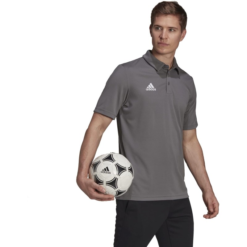 adidas Entrada 22 Polo Shirt Maglietta Uomo (Pacco da 1) - XL Extra Tall Team Grey Four adidas Entrada 22 Polo Shirt Maglietta Uomo (Pacco da 1) - XL Extra Tall Team Grey Four