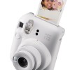 Fujifilm instax mini 12 Clay White - Macchina Fotografica Istantanea, Specchietto Selfie e Modalità Close Up, Esposizione Automatica, Design Pop, Dimensioni Stampa 86 mm x 54 mm - Clay White