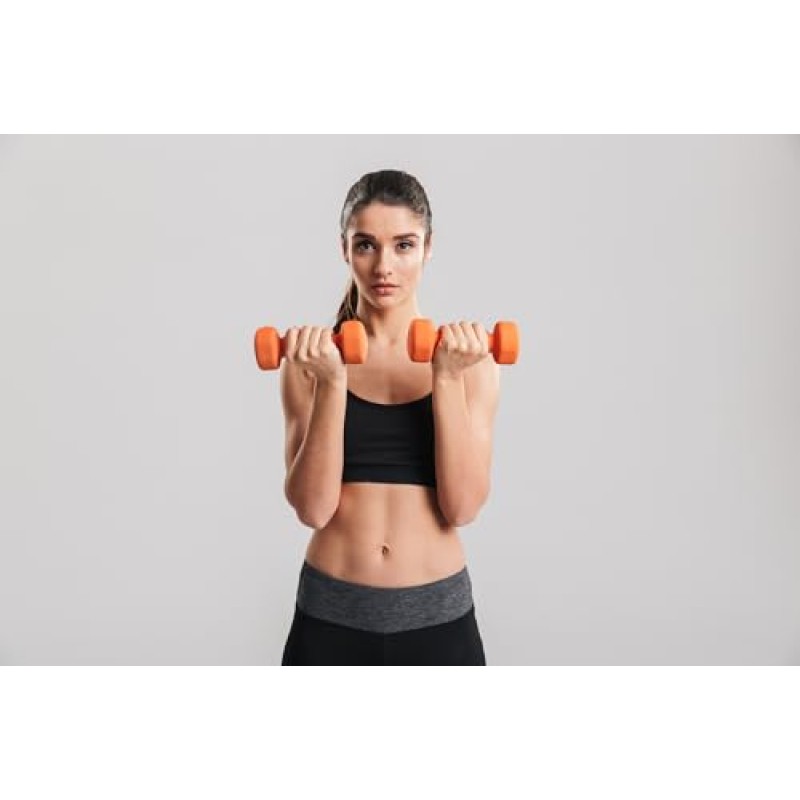 Manubri O Manubrio in Neoprene da Palestra E Home Gym Antiscivolo da 0.5 a 6 kg Coppia O Singolo - 2 x 0.5 kg