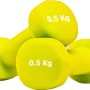 Manubri O Manubrio in Neoprene da Palestra E Home Gym Antiscivolo da 0.5 a 6 kg Coppia O Singolo - 2 x 0.5 kg