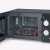 SEVERIN Microonde Solo, forno a microonde per scongelare e riscaldare, forno a microonde con piatto girevole per una distribuzione uniforme del calore, nero, MW 7886