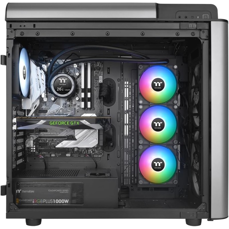 Thermaltake TH360 V2 Ultra ARGB Sync All-In-One Liquid Cooler - 360 mm Nero