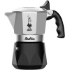 Bialetti Caffettiera New Brikka 2023, 2 Tazze, Espresso Cremoso come al Bar, Non Adatta a Piano Induzione, Manico antiscottatura, Design Elegante, Alluminio - 2 Tazze