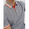 JACK & JONES Polo Plain Shirt Collar Polo - XS Grigio JACK & JONES Polo Plain Shirt Collar Polo - XS Grigio