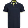 JACK & JONES Polo Plain Shirt Collar Polo - XS Blu Marino - Giallo JACK & JONES Polo Plain Shirt Collar Polo - XS Blu Marino - Giallo