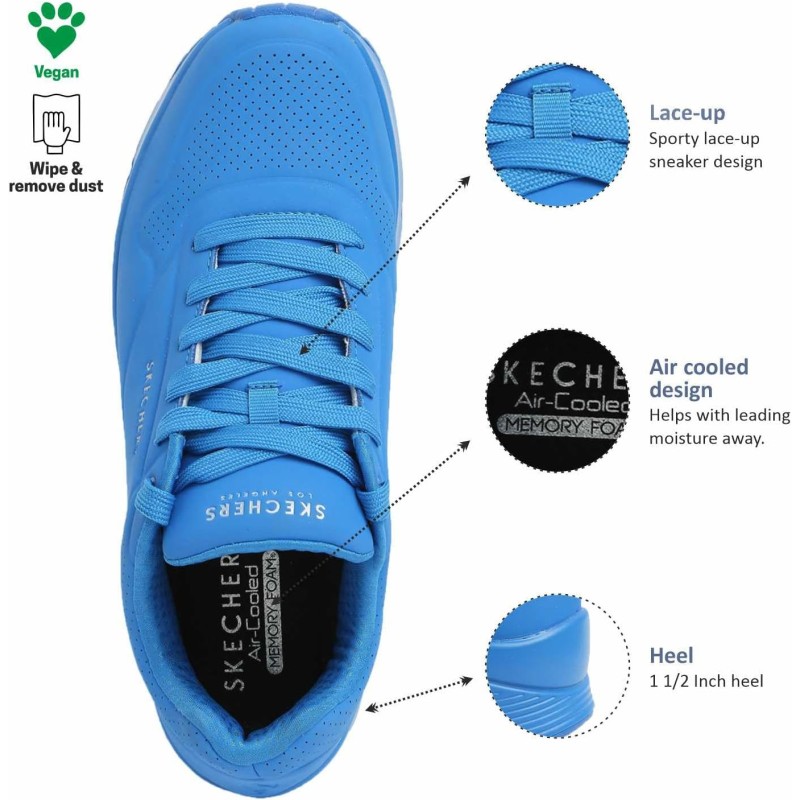 Skechers Uno Stand On Air, Scarpe da Ginnastica Uomo - 39.5 EU Blue Durabuck Skechers Uno Stand On Air, Scarpe da Ginnastica Uomo - 39.5 EU Blue Durabuck