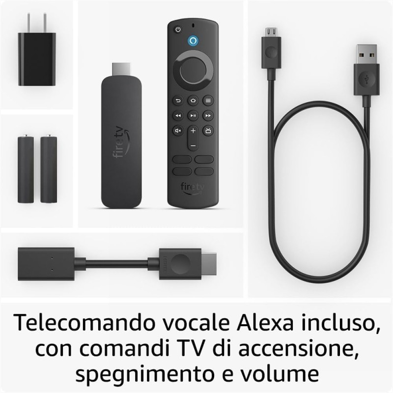 Ricondizionato Certificato|Fire TV Stick 4K di Amazon | Dispositivo per lo streaming con supporto per Wi-Fi 6, Dolby Vision/Atmos e HDR10+ Ricondizionato Certificato|Fire TV Stick 4K di Amazon | Dispositivo per lo streaming con supporto per Wi-Fi 6, Dolby Vision/Atmos e HDR10+