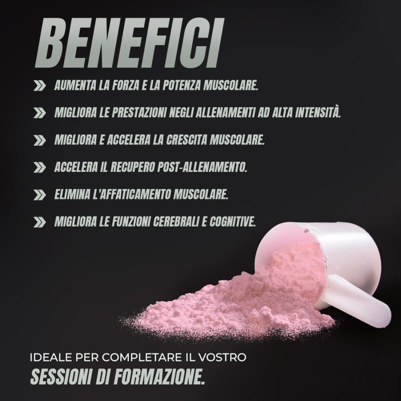 Healthy Fusion Creatina Monoidrata | Creatina Pura microfiltrata | Favorisce la crescita muscolare e migliora la resistenza fisica | Elevata solubilità | Formato in polvere, gusto di Anguria 300gr Healthy Fusion Creatina Monoidrata | Creatina Pura microfiltrata | Favorisce la crescita muscolare e migliora la resistenza fisica | Elevata solubilità | Formato in polvere, gusto di Anguria 300gr