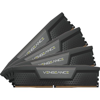 CORSAIR VENGEANCE DDR5 RAM 192GB (4x48GB) 5200MHz CL38 Intel XMP Compatibile iCUE Memoria per Computer - Nero (CMK192GX5M4B5200C38) - 192GB (4x48GB) Nero