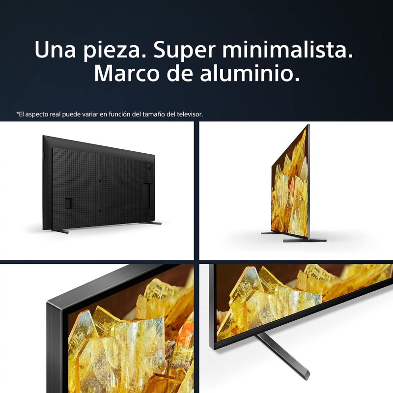 Sony BRAVIA XR, XR-55X90L, Full Array LED, 4K HDR, Google TV, ECO PACK, BRAVIA CORE, Ottimo per PlayStation 5, Aluminium Seamless Edge Design, Grigio Scuro - 55" Sony BRAVIA XR, XR-55X90L, Full Array LED, 4K HDR, Google TV, ECO PACK, BRAVIA CORE, Ottimo per PlayStation 5, Aluminium Seamless Edge Design, Grigio Scuro - 55"