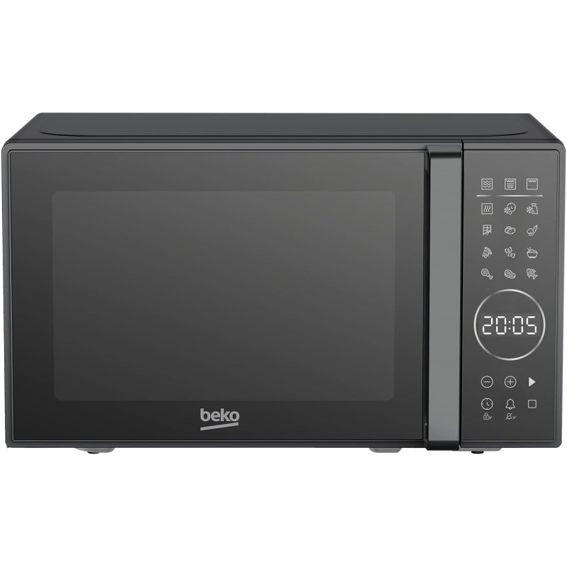 Beko - MGC20130BB - Forno a Microonde con Grill 20 Litri, 1000 W, Timer Digitale, Libera Installazione, 10 Livelli di Potenza - Nero