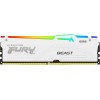 Kingston FURY Beast Bianco RGB EXPO 64GB 6000MT/s DDR5 CL36 DIMM Memoria Gaming per Computer Fissi Kit da 2 - KF560C36BWEAK2-64 - 64GB Bianco