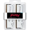 Kingston FURY Beast Bianco RGB XMP 32GB 6000MT/s DDR5 CL40 DIMM Memoria Gaming per Computer Fissi Kit da 2 - KF560C40BWAK2-32 - 32GB Bianco