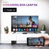 STRONG - Streaming Box Android TV 4K UHD - Leap-S3 - Chromecast integrato - Compatibile con Google Voice Assistant - Dolby Atmos e Dolby Vision - Facile da installare - Nero STRONG - Streaming Box Android TV 4K UHD - Leap-S3 - Chromecast integrato - Compatibile con Google Voice Assistant - Dolby Atmos e Dolby Vision - Facile da installare - Nero