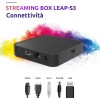 STRONG - Streaming Box Android TV 4K UHD - Leap-S3 - Chromecast integrato - Compatibile con Google Voice Assistant - Dolby Atmos e Dolby Vision - Facile da installare - Nero STRONG - Streaming Box Android TV 4K UHD - Leap-S3 - Chromecast integrato - Compatibile con Google Voice Assistant - Dolby Atmos e Dolby Vision - Facile da installare - Nero
