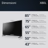 Sony BRAVIA, KD-75X80L, LED, 4K HDR, Google TV, ECO PACK, BRAVIA CORE, Flush Surface Design - 75 Inch Sony BRAVIA, KD-75X80L, LED, 4K HDR, Google TV, ECO PACK, BRAVIA CORE, Flush Surface Design - 75 Inch