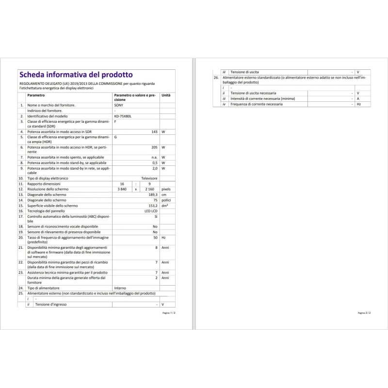 Sony BRAVIA, KD-75X80L, LED, 4K HDR, Google TV, ECO PACK, BRAVIA CORE, Flush Surface Design - 75 Inch Sony BRAVIA, KD-75X80L, LED, 4K HDR, Google TV, ECO PACK, BRAVIA CORE, Flush Surface Design - 75 Inch