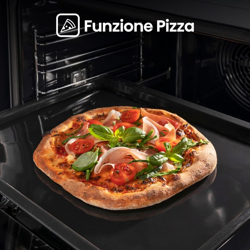 Hisense O65226AXS, Forno Elettrico da Incasso, Multifunzione Termoventilato con Vapore, Capienza XXL 77L, Pulizia AcquaClean, 13 Funzioni di Cottura (Pizza 300°C e AirFry), Inox Anti-impronta - Inox Hisense O65226AXS, Forno Elettrico da Incasso, Multifunzione Termoventilato con Vapore, Capienza XXL 77L, Pulizia AcquaClean, 13 Funzioni di Cottura (Pizza 300°C e AirFry), Inox Anti-impronta - Inox