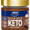 Enervit, Protein Cream Keto Cacao e Nocciole, -70% di Zuccheri, Crema Proteica Spalmabile con Cacao e Nocciole, Per una Colazione Golosa e Saziante, Senza Glutine, Barattolo da 180gr