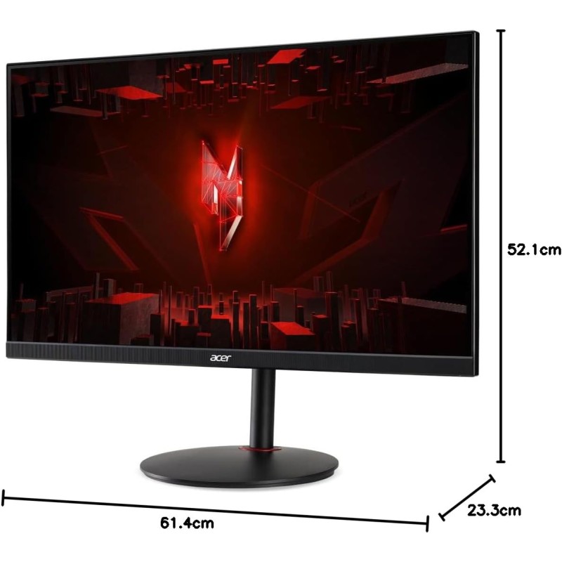 Acer Nitro XV271UM3bmiiprfx, Monitor Gaming PC 27", Display IPS WQHD, 180 Hz, 0,5 ms, FreeSync Premium, HDMI 2.0, DP 1.2, ZeroFrame, Speaker Integrati, Regolazione in altezza, Cavi DP, HDMI Inclusi - 27" Acer Nitro XV271UM3bmiiprfx, Monitor Gaming PC 27", Display IPS WQHD, 180 Hz, 0,5 ms, FreeSync Premium, HDMI 2.0, DP 1.2, ZeroFrame, Speaker Integrati, Regolazione in altezza, Cavi DP, HDMI Inclusi - 27"