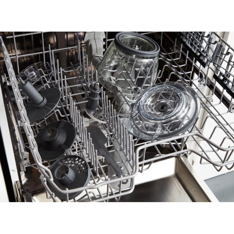 Kenwood EasyChop+ CHP62.400SI, Tritatutto con Sistema di Lame Quad Blade in Acciaio Inox, Sistema di Controllo, Tritaghiaccio, Ciotola in Vetro da 600ml, Lavabile in Lavastoviglie, 500W, Silver Kenwood EasyChop+ CHP62.400SI, Tritatutto con Sistema di Lame Quad Blade in Acciaio Inox, Sistema di Controllo, Tritaghiaccio, Ciotola in Vetro da 600ml, Lavabile in Lavastoviglie, 500W, Silver