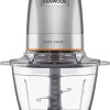 Kenwood EasyChop+ CHP62.400SI, Tritatutto con Sistema di Lame Quad Blade in Acciaio Inox, Sistema di Controllo, Tritaghiaccio, Ciotola in Vetro da 600ml, Lavabile in Lavastoviglie, 500W, Silver