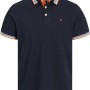 JACK & JONES Polo Plain Shirt Collar Polo - XS Blu (Black Navy Detail: Neon)