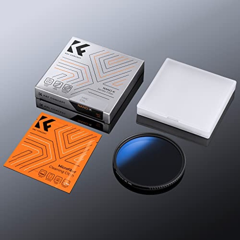 K&F CONCEPT Nano-Klear Filtro Polarizzatore Circolare CPL in Vetro Ottico con Nano-Rivestimento per Obiettivi 72mm + Un Panno di Pulizia - 72mm K&F CONCEPT Nano-Klear Filtro Polarizzatore Circolare CPL in Vetro Ottico con Nano-Rivestimento per Obiettivi 72mm + Un Panno di Pulizia - 72mm