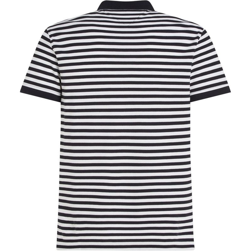 Tommy Hilfiger Uomo Maglietta Polo Maniche Corte 1985 Slim Fit - S Blu (Desert Sky/White) Tommy Hilfiger Uomo Maglietta Polo Maniche Corte 1985 Slim Fit - S Blu (Desert Sky/White)