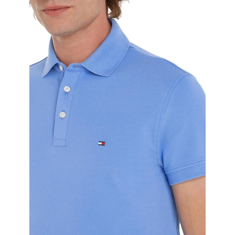 Tommy Hilfiger Uomo Maglietta Polo Maniche Corte 1985 Slim Fit - XXL Blu (Blue Spell) Tommy Hilfiger Uomo Maglietta Polo Maniche Corte 1985 Slim Fit - XXL Blu (Blue Spell)